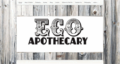 Desktop Screenshot of ecoapothecary.com