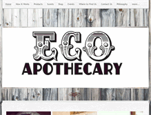 Tablet Screenshot of ecoapothecary.com